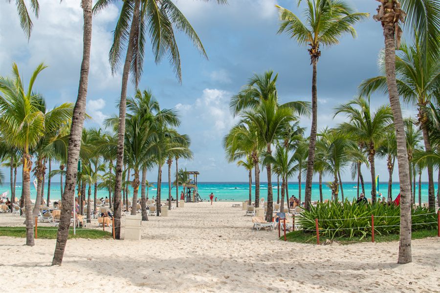 Playa del Carmen beach in Mexico